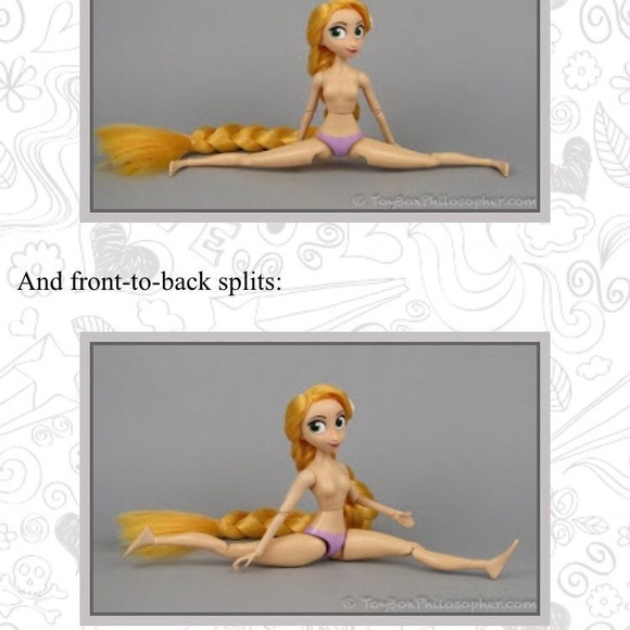 Rapunzel tangled 16 point articulation doll - Picture 5 of 10